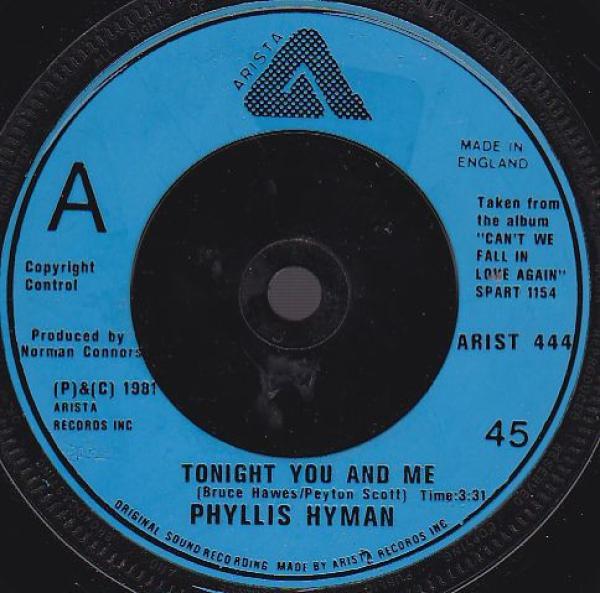 Phyllis Hyman - Tonight You And Me