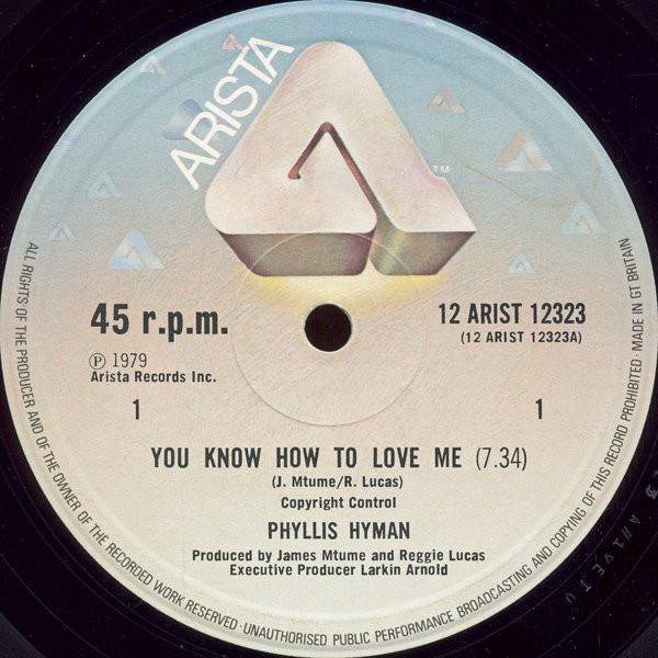 Phyllis Hyman - You Know How To Love Me