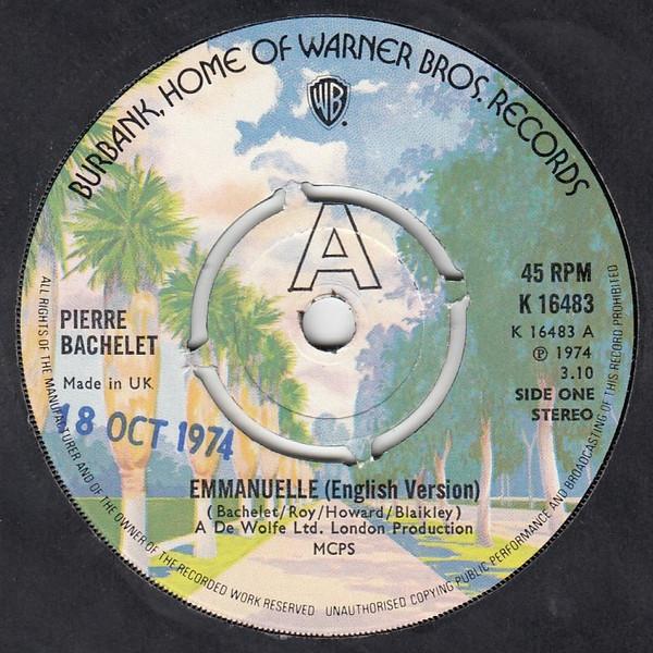 Pierre Bachelet - Emmanuelle (English Version)