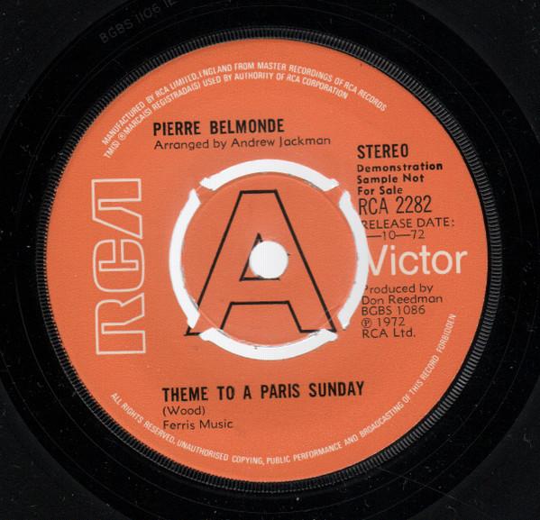 Pierre Belmonde - Theme To A Paris Sunday