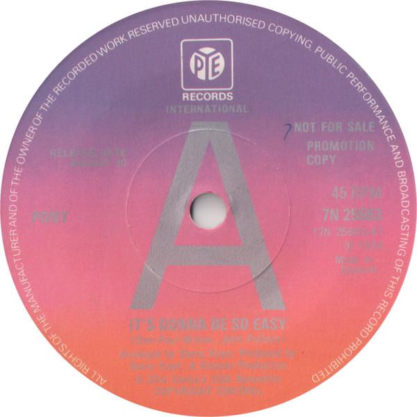 Pony (8) - It's Gonna Be So Easy