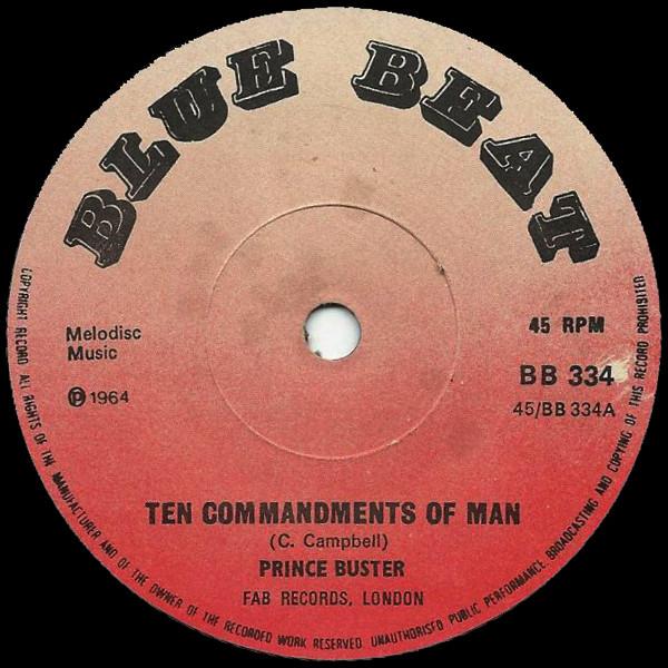 Prince Buster - Ten Commandments Of Man