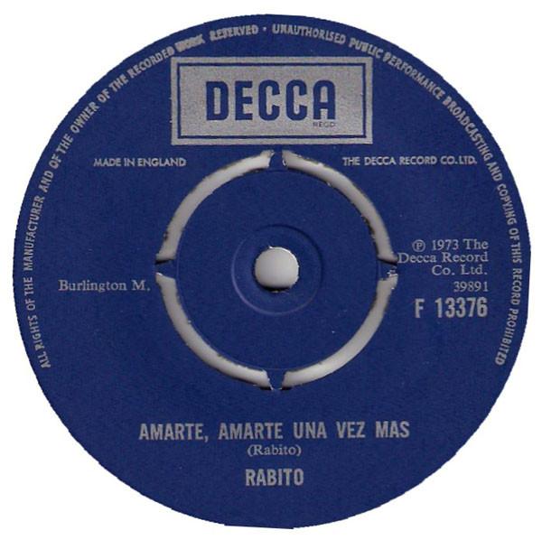 Rabito - Amarte, Amarte Una Vez Mas / Cual Es Tu Hombre