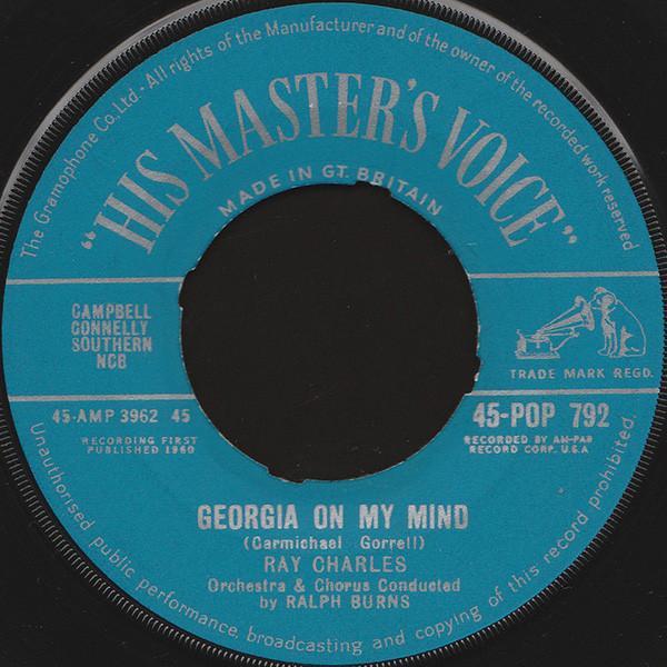 Ray Charles - Georgia On My Mind / Carry Me Back To Old Virginny