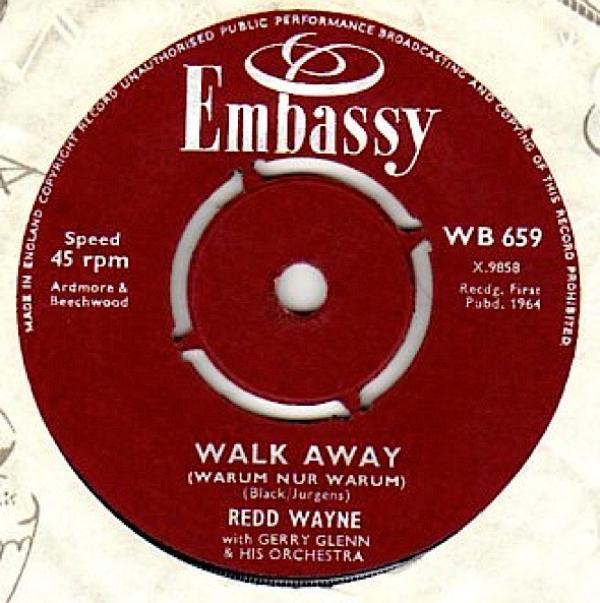 Redd Wayne, Gerry Glenn And His Orchestra - Walk Away