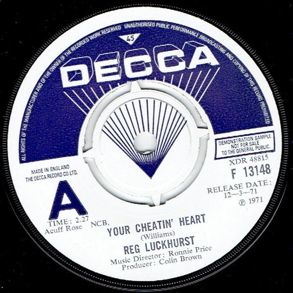 Reg Luckhurst - Your Cheatin' Heart