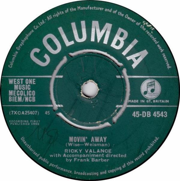 Ricky Valance - Movin' Away