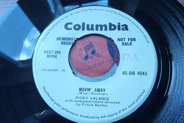 Ricky Valance - Movin' Away