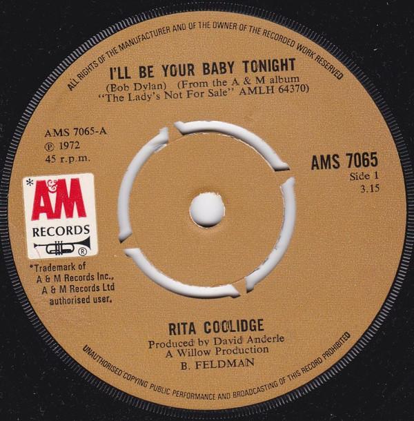 Rita Coolidge - I'll Be Your Baby Tonight