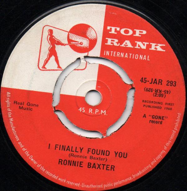 Ronnie Baxter - I Finally Found You