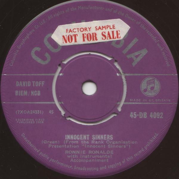 Ronnie Ronalde - Innocent Sinners