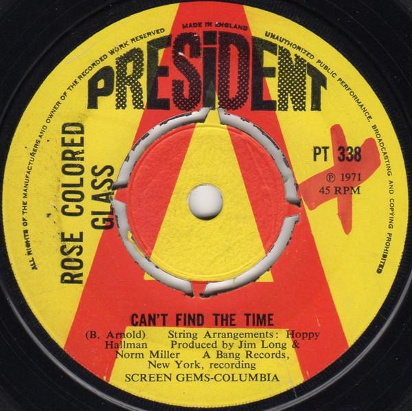 Rose Colored Glass - Can't Find The Time