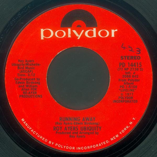 Roy Ayers Ubiquity - Running Away / Cincinnati Growl