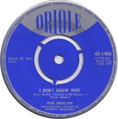 Russ Hamilton - I Don't Know Why