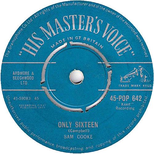 Sam Cooke - Only Sixteen