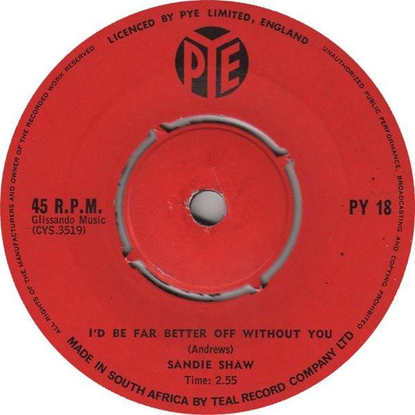 Sandie Shaw - I'd Be Far Better Off Without You