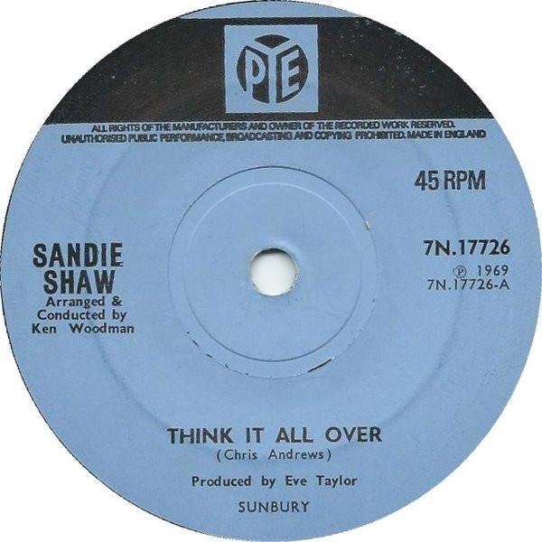 Sandie Shaw - Think It All Over