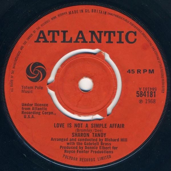 Sharon Tandy - Love Is Not A Simple Affair