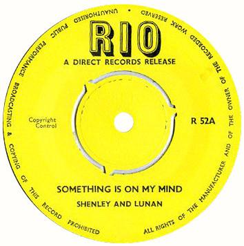 Shenley And Lunan, Bobby Aitken - Something Is On My Mind / The Rain Came Tumbling Down