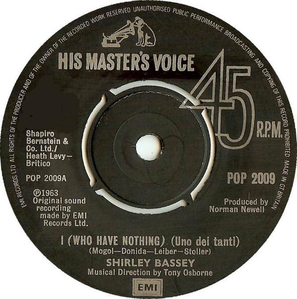 Shirley Bassey - I (Who Have Nothing)