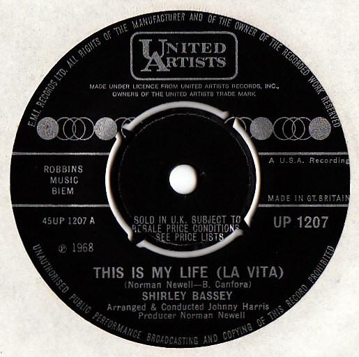 Shirley Bassey - This Is My Life (La Vita)