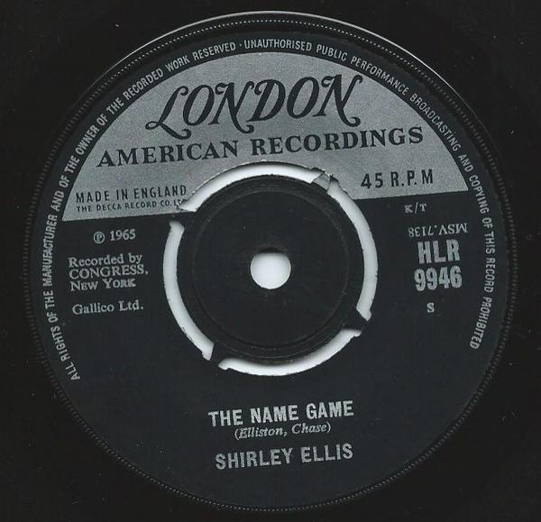 Shirley Ellis - The Name Game