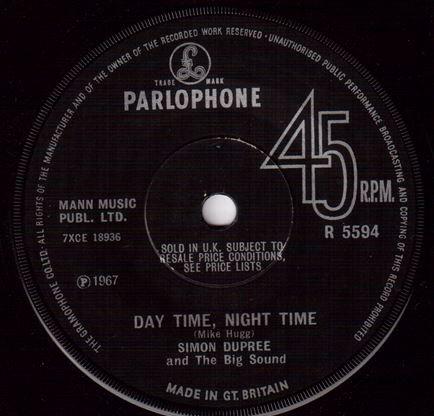 Simon Dupree And The Big Sound - Day Time, Night Time