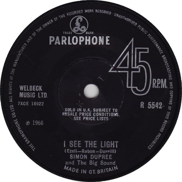 Simon Dupree And The Big Sound - I See The Light / It Is Finished