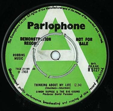 Simon Dupree And The Big Sound - Thinking About My Life
