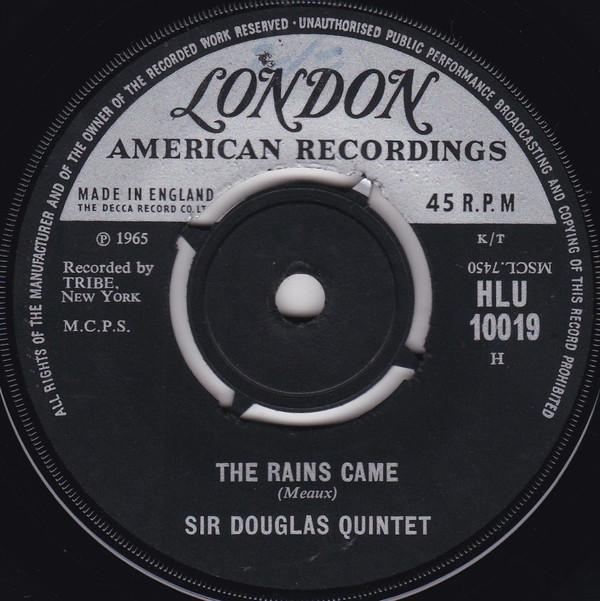 Sir Douglas Quintet - The Rains Came / Bacon Fat