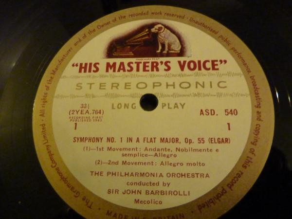 Sir Edward Elgar, Philharmonia Orchestra, Sir John Barbirolli - Elgar Symphony No. 1