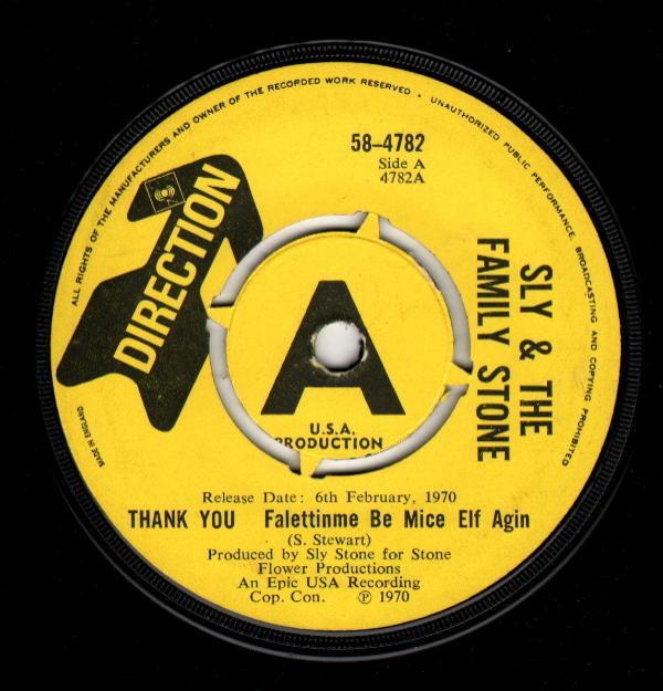 Sly & The Family Stone - Thank You  Falettinme Be Mice Elf Agin