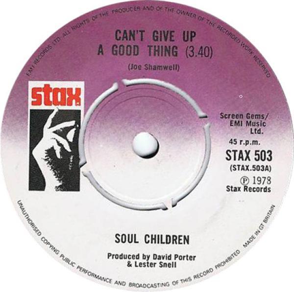 Soul Children - Can't Give Up A Good Thing