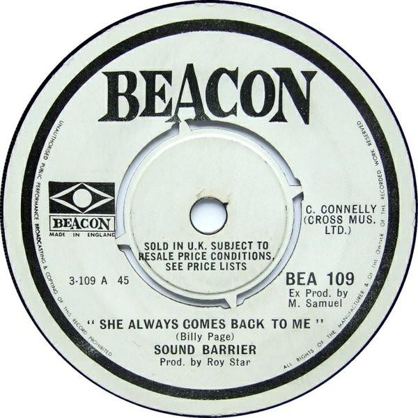Sound Barrier (2) - She Always Comes Back To Me
