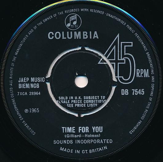 Sounds Incorporated - Time For You