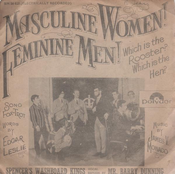 Spencer's Washboard Kings - Masculine Women And Feminine Men