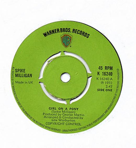 Spike Milligan - Girl On A Pony