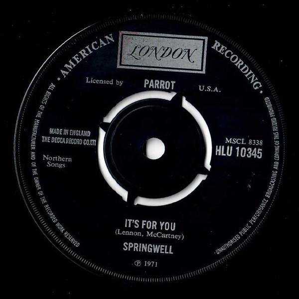Springwell - It's For You
