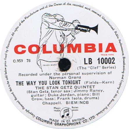 Stan Getz Quintet - The Way You Look Tonight / Stars Fell On Alabama