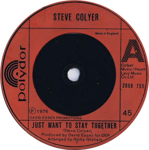 Steve Colyer - Just Want To Stay Together