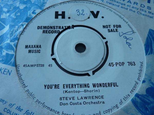Steve Lawrence (2) - You're Everything Wonderful
