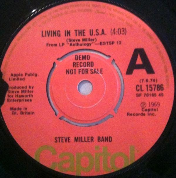 Steve Miller Band - Living In The U.S.A.