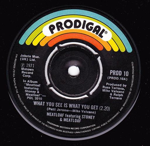 Stoney & Meatloaf - What You See Is What You Get / The Way You Do The Things You Do
