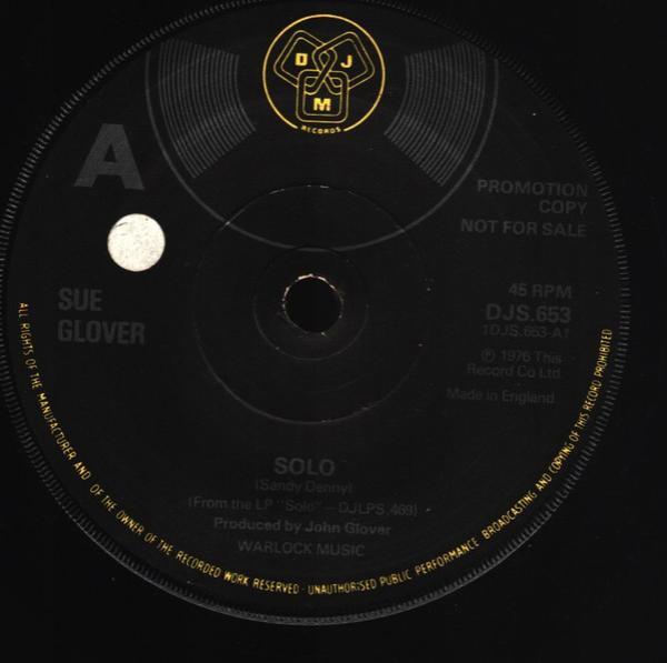 Sue Glover - Solo