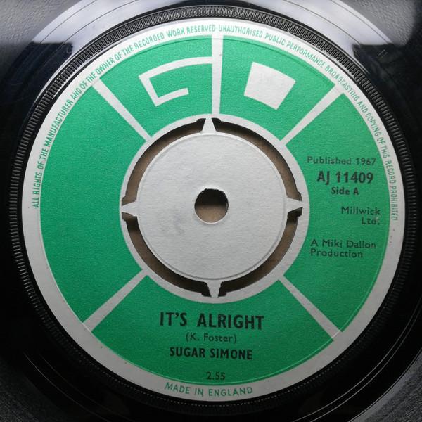 Sugar Simone - It's Alright / Take It Easy