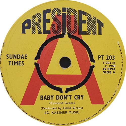 Sundae Times - Baby Don't Cry