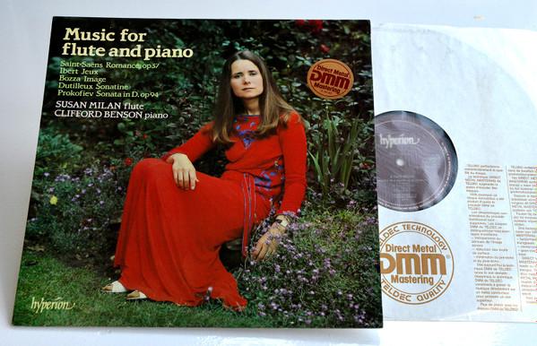 Susan Milan, Camille Saint-Saëns, Sergei Prokofiev, Jacques Ibert, Henri Dutilleux, Eugène Bozza, Clifford Benson - Music For Flute And Piano