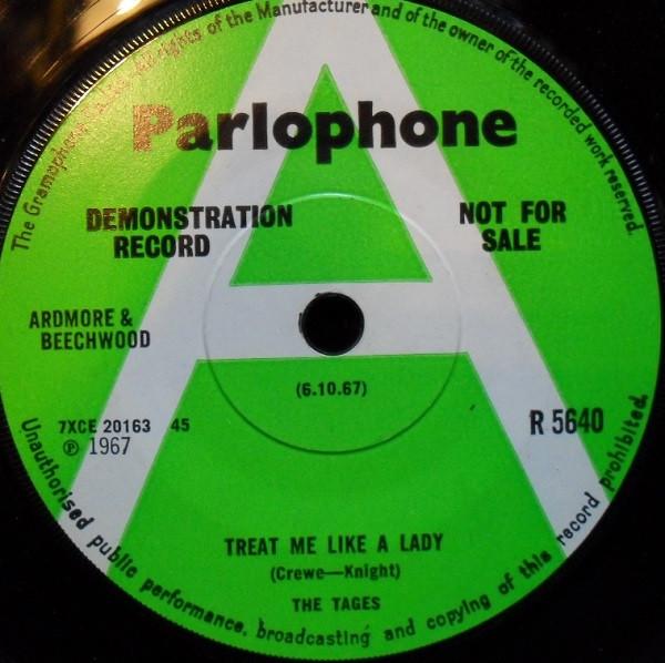 Tages - Treat Her Like A Lady / Wanting