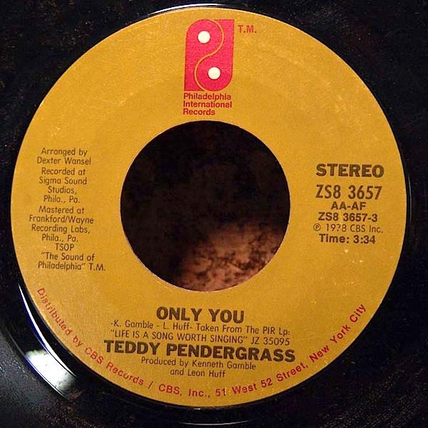 Teddy Pendergrass - Only You / It Don't Hurt Now