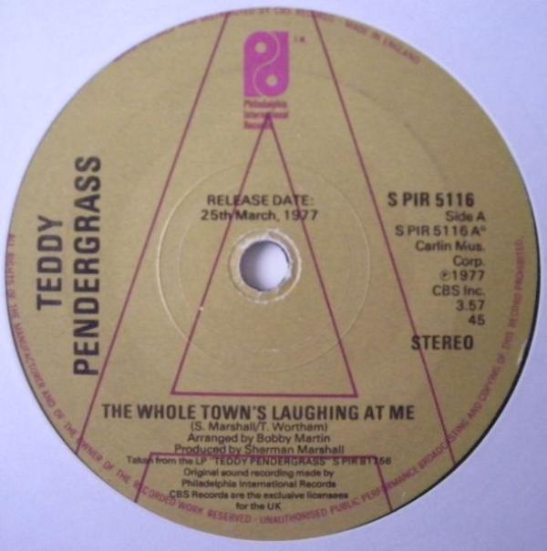 Teddy Pendergrass - The Whole Town's Laughing At Me